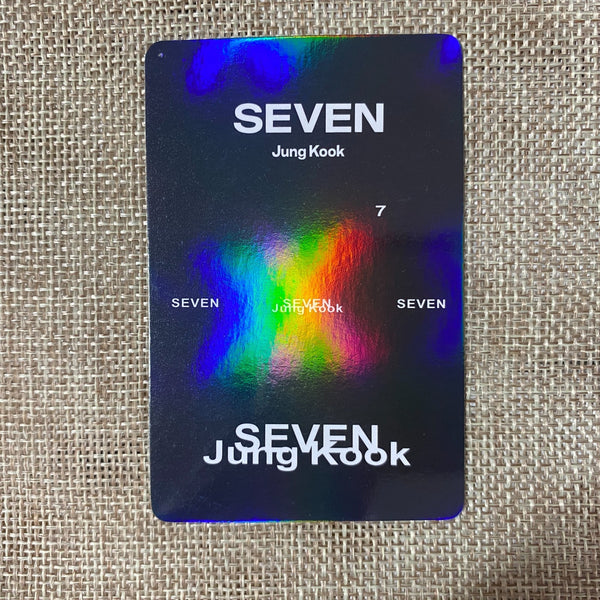 BTS JUNGKOOK [ Suit Seven Ed. Blue Jeans ] Official Photocard / New, Rare / Gift