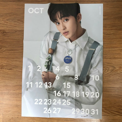 NCT 127 MARK [ 2018 Season's Greetings ] Official Folded Poster / New / Gift