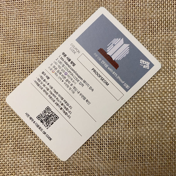 BTS JIN [PROOF Weverse POB BTS Island : In The SEOM] Official Photocard / Gift