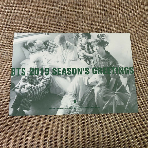 BTS GROUP #2 [2019 Season's Greetings] Official Mini Poster Postcard / Gift