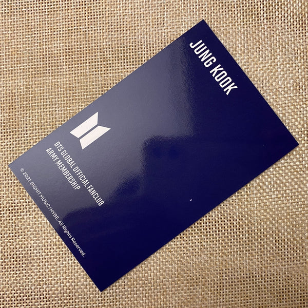 BTS JUNGKOOK [ Fanclub ARMY 8th Membership Kit ] Official Photocard / New / Gift