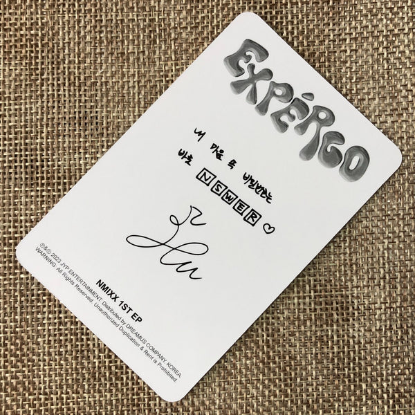 NMIXX HAEWON [ EXPERGO ] Official Photocard, 1st EP A Ver / New / Gift