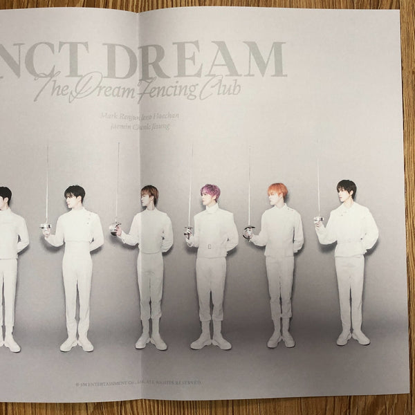 NCT DREAM [2023 Season's Greetings Fencing Club] Official Folded Poster Set /+G