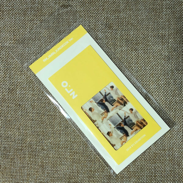 BTS RM JIMIN JUNGKOOK [Oh always] Official Bookmark, 2018 Exhibition / Gift