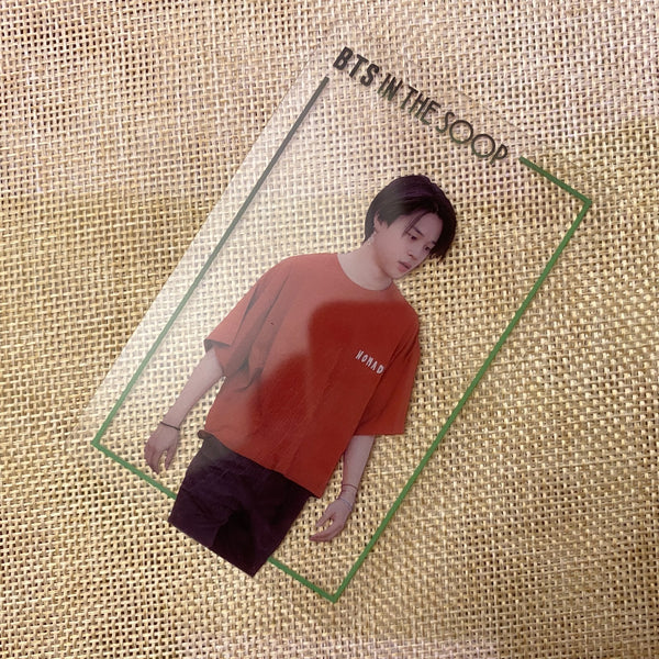BTS JIMIN [ IN THE SOOP ] Official Transparent Clear Photocard, Early Bird / GFT