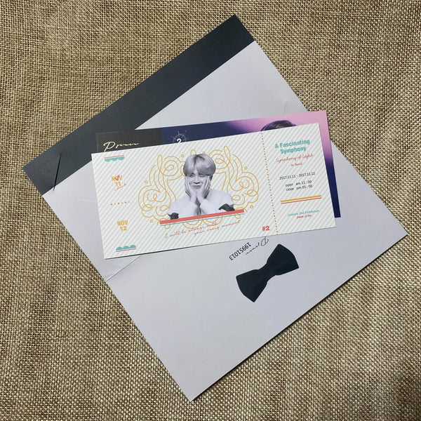 BTS JIMIN [JAMJAM Exhibition Photo Ticket 2ea, Photocard Set] / New, Rare / Gift
