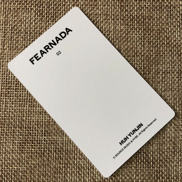 LE SSERAFIM YUNJIN [FEARNADA 2023 Fan Meeting MD] Official Photocard / Gift
