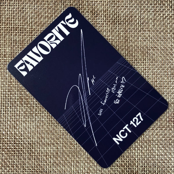 NCT 127 HAECHAN [FAVORITE Repackage KIHNO Poetic] Official Photocard / Gift