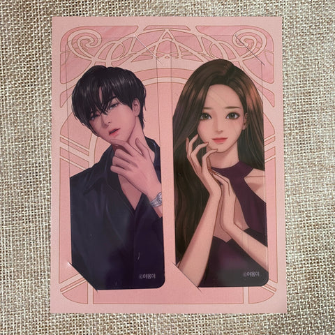 True Beauty First Edition [Official Clear Bookmark Set] / Korean Webtoon POB / N