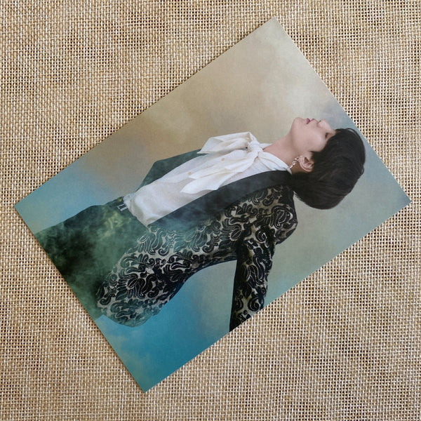 BTS SUGA [VT Cosmetics Sign Message] Official Postcard Photocard / New, Rare /+G