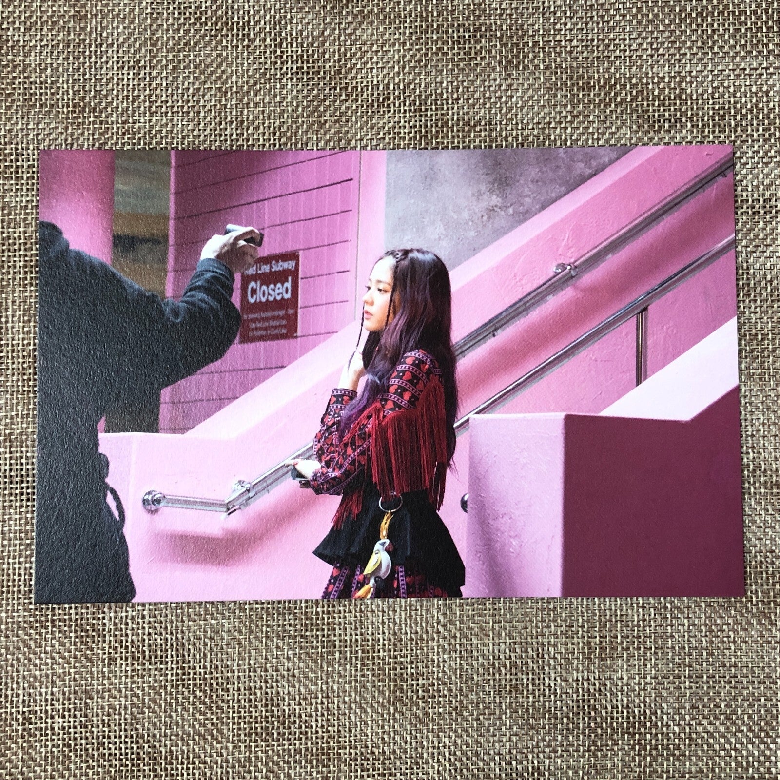 BLACKPINK JISOO #3 [Pop-Up Store As If It's Your Last] Official Postcard / Gift