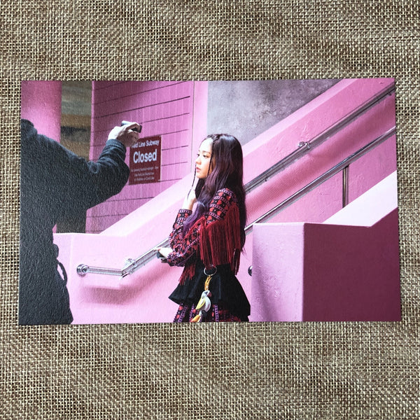 BLACKPINK JISOO #3 [Pop-Up Store As If It's Your Last] Official Postcard / Gift