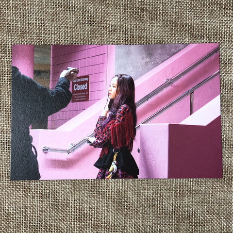 BLACKPINK JISOO #3 [Pop-Up Store As If It's Your Last] Official Postcard / Gift