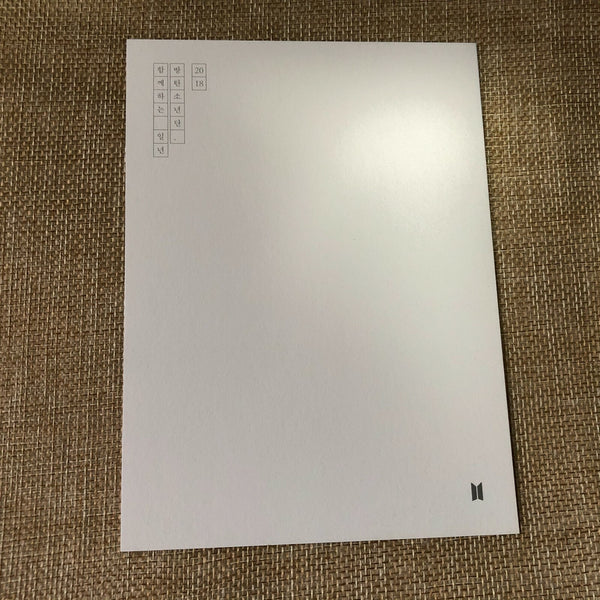 BTS JIN [ 2018 Season's Greetings ] Official Limited Postcard / New / Gift