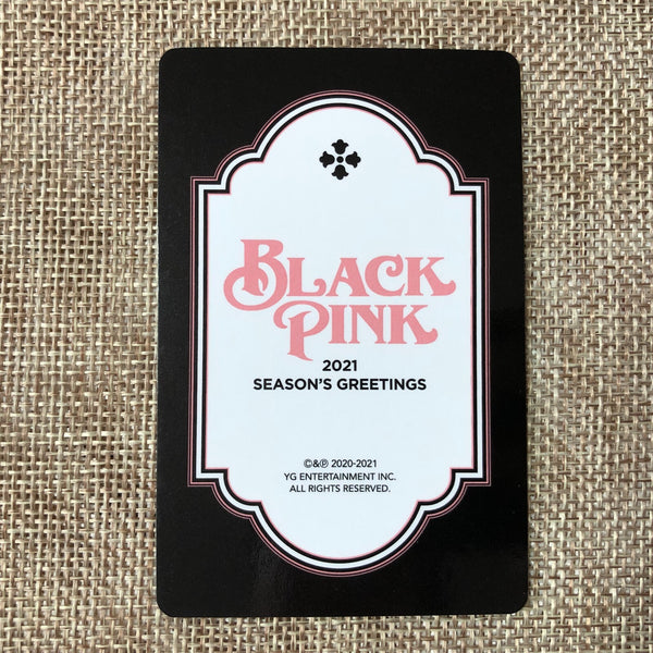 BLACKPINK JISOO #1 [ 2021 Season's greetings ] Official Photocard / New / Gift