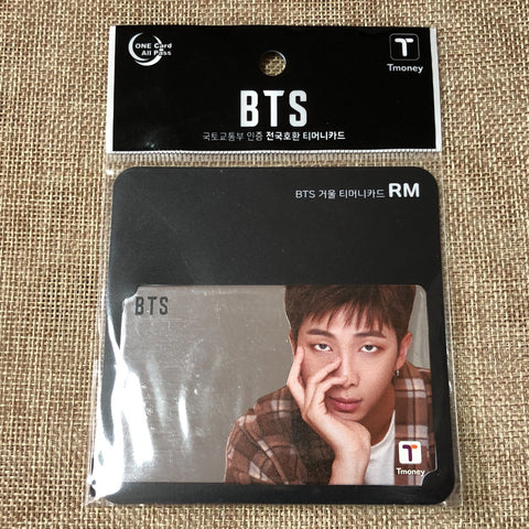 BTS RM [ 2021 CU T-Money ] Official Mirror Transparent Photocard / New / Gift
