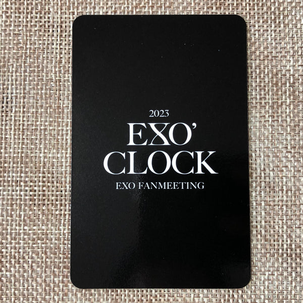 EXO CHANYEOL [ 2023 Fan meeting EXO' Clock ] Official Photocard / New / Gift