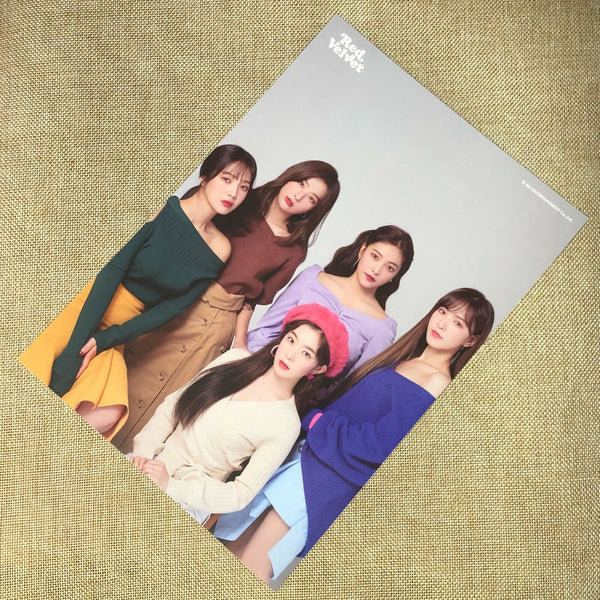 RED VELVET GROUP #2 [ 2019 Season's Greetings ] Official A4 Poster / New / Gift