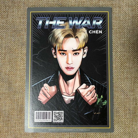 EXO CHEN #3 [THE WAR : The Power of Music] Official Postcard Photo / New / Gift