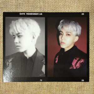 DAY6 DOWOON [ Remember Us : Youth Pt.2 ] Official Clear Postcard / New / Gift