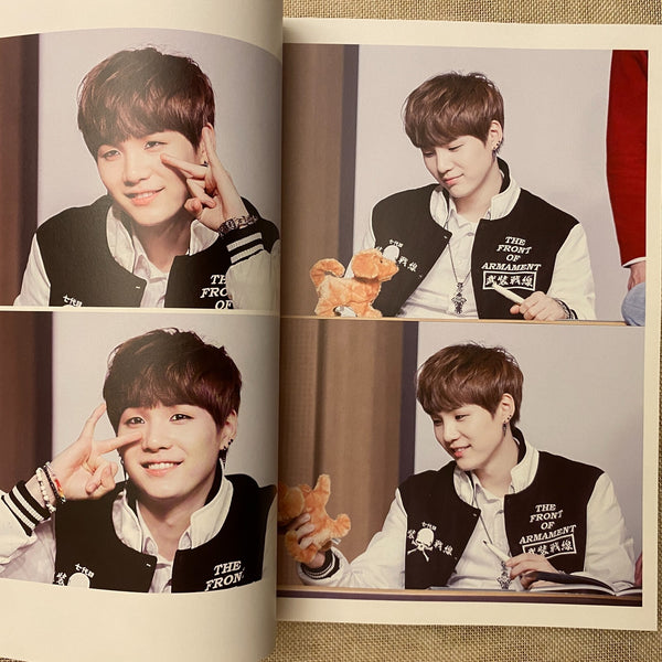 BTS SUGA [LOVE ATTACK Exhibition] Photobook SUGAFLOW, 144 pg 21x29 cm / Gift