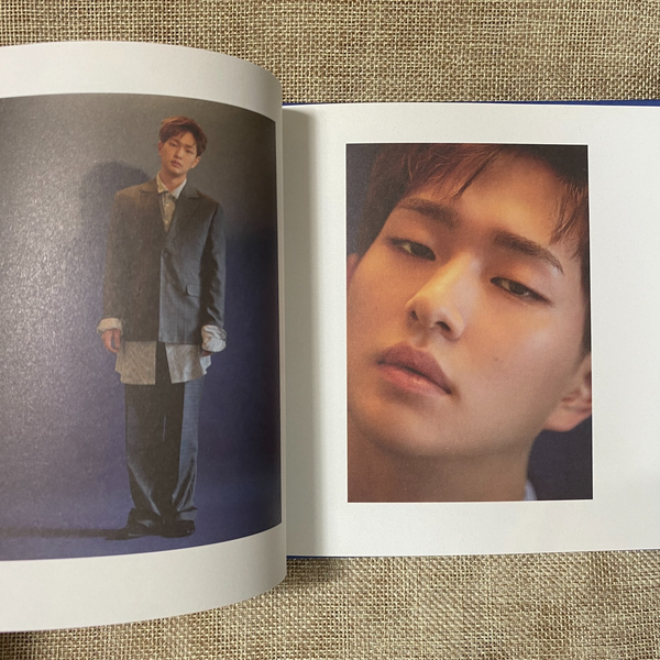 SHINEE Onew [Voice Mini Solo Blue Album] Photobook + CD, No PC / Mint, Rare /+G