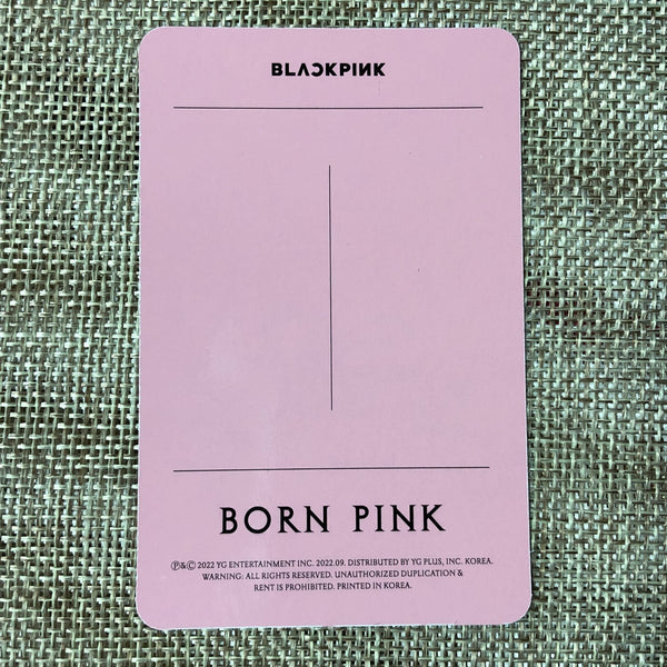 BLACKPINK ROSE [ Born Pink Pink Ver. ] Official Photocard / New / Gift