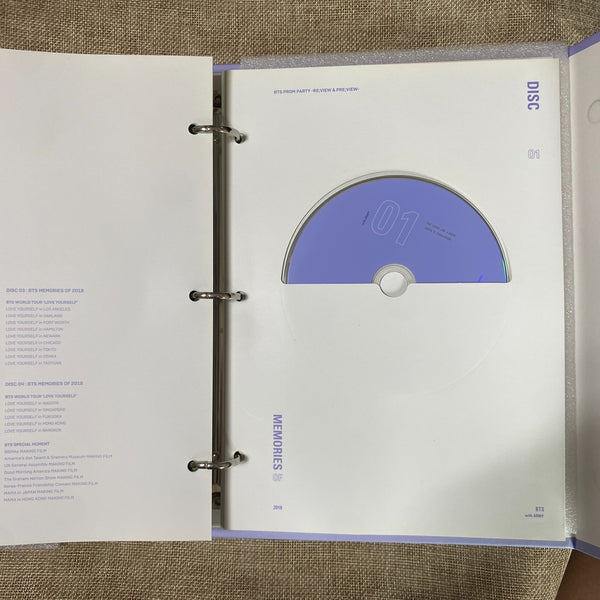 BTS [ Memories of 2018 ] Official DVD Set, Korean, No PC / Mint, Rare / Gift