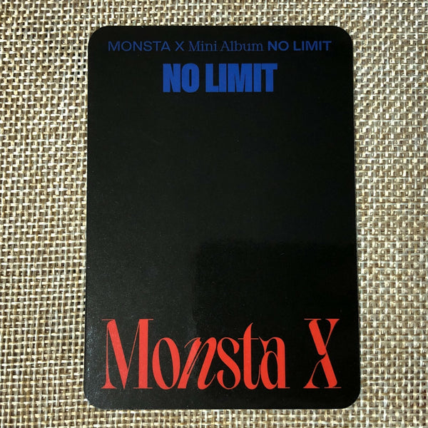 MONSTA X MINHYUK HYUNGWON [No Limit] Official Photocard, Mini Album / New / Gift