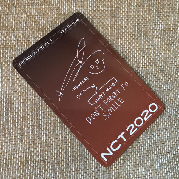 NCT 2020 HAENDERY [RESONANCE Pt.1 Future KIHNO KIT] Official Photocard / Gift