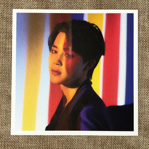BTS JIMIN [MAP OF THE SOUL MOS ON:E Concept Book] Official Square Postcard /+G