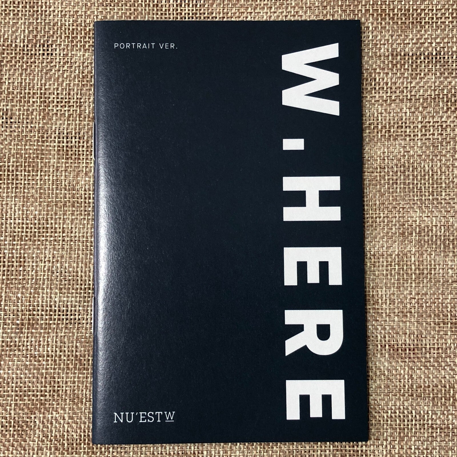 Nu'est W [ W.HERE ] Official Mini Photobook, Portrait Ver. / New / Gift