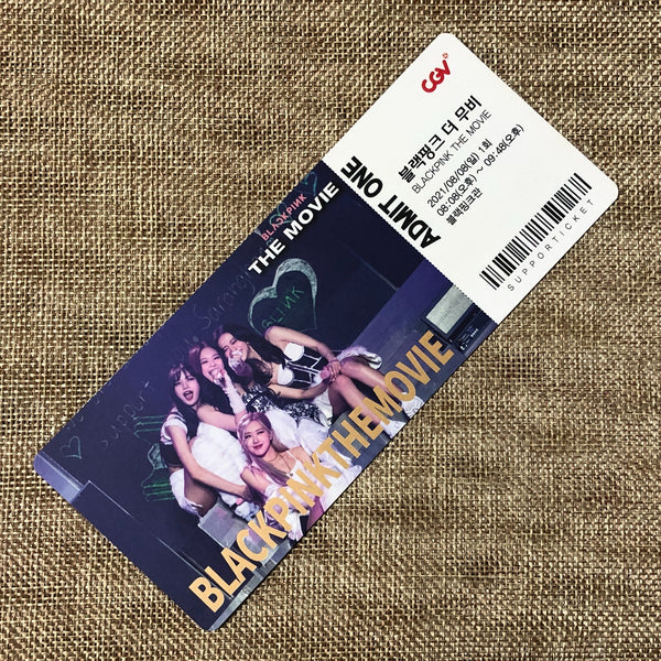 BLACKPINK GROUP #2 [ The Movie ] Official Limited Ticket Photocard / New / Gift