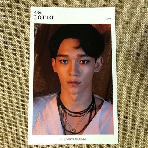 EXO CHEN [LOTTO SMTOWN Artium SUM] Official GOODS Postcard Photocard / Gift