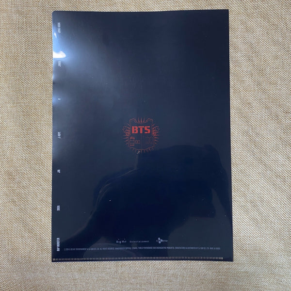 BTS [2014 Live Trilogy The Red Bullet] Official Clear File Set / New, Rare /+G