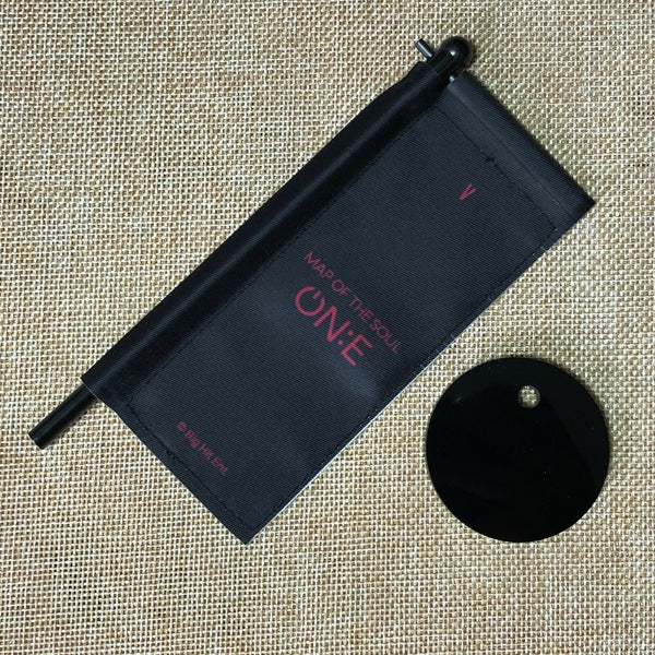 BTS V TAEHYUNG [ Map of the Soul ON:E ] Official Mini Flag, ONE / New / Gift