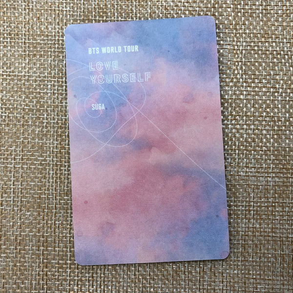 BTS SUGA [Love Yourself World Tour Seoul DVD] Official Photocard New, Rare/ Gift