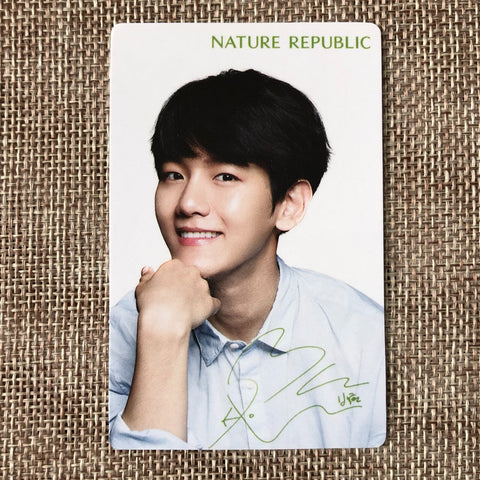 EXO BAEKHYUN [Nature Republic] Official Limited Photocard, EXO-K / New, Rare /+G