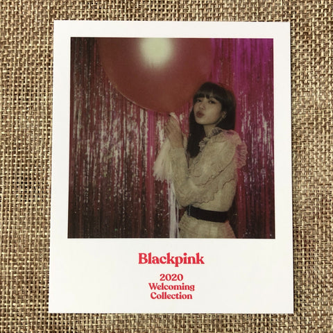 BLACKPINK LISA [2020 Welcoming Collection] Official Polaroid Photocard / Gift