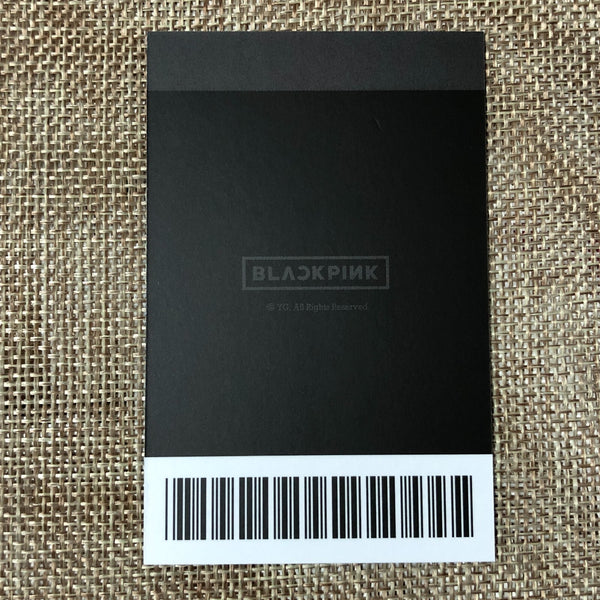 BLACKPINK LISA [Blink Lightstick Black Ver] Official Limited Photocard / Gift