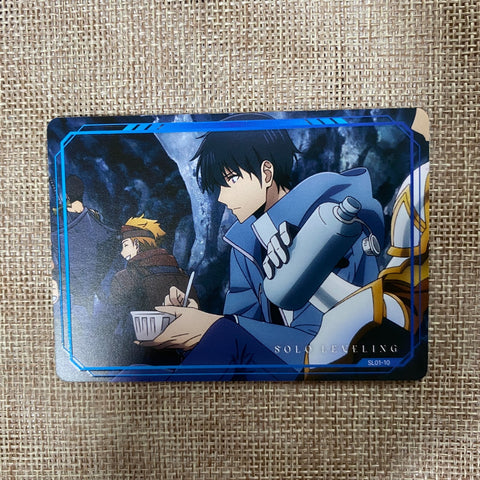 Solo Leveling SL01-10 / Double Rare (1pc)  Sung Jin-woo Webtoon Trading Card /