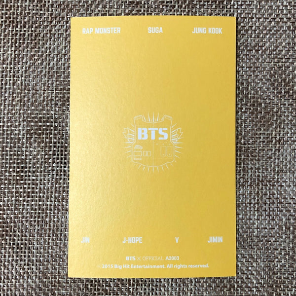 BTS JUNGKOOK [GLOBAL OFFICIAL FANCLUB 2nd ARMY MEMBERSHIP KIT] Photocard / Gift
