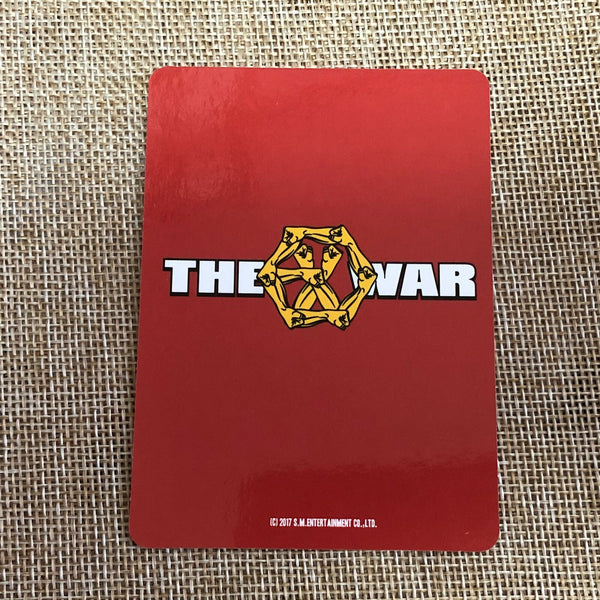 EXO CHEN [The War Power of Music] Official Photocard, Album Limited / New / Gift