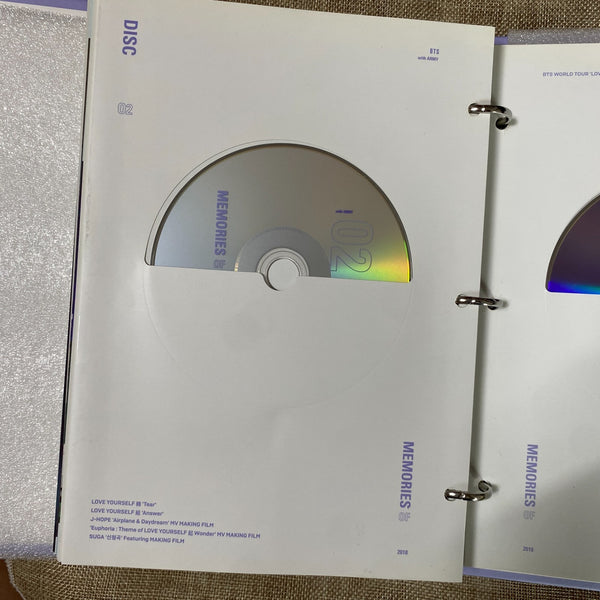 BTS [ Memories of 2018 ] Official DVD Set, Korean, No PC / Mint, Rare / Gift