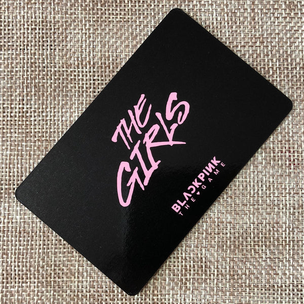 BLACKPINK JENNIE [THE GAME The Girls] Official Photocard, Stella Ver. / Gift