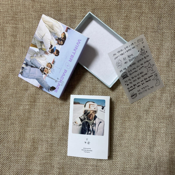 BTS [ Winter Package 2021 Mini Photo Box ] Photocard / New, Rare / Gift