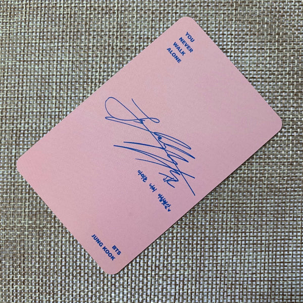 BTS JUNGKOOK [ YNWA You Never Walk Alone ] Official Photocard / New, Rare / Gift