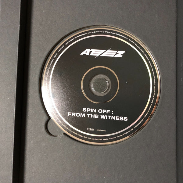 ATEEZ SIGNED Album [ SPIN OFF : From the Witness Promo DVD ] Autographed / Gift