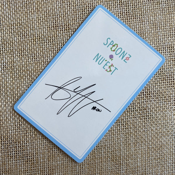 NU'EST ARON [ NU'EST x SPOONZ ] Official Photocard / New, Rare / Gift
