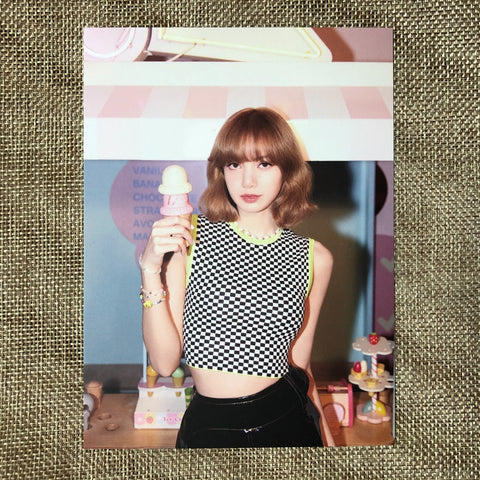 BLACKPINK LISA #1 [ 2021 SUMMER DIARY ] Official Postcard Photocard / New / Gift